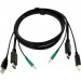 SmartAVI CCDPMMKVM06 6 ft KVM USB DisplayPort Cable