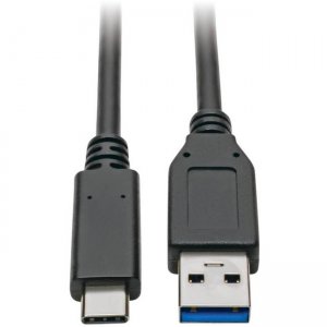 Tripp Lite U428-C03-G2 USB Type-C to USB Type-A Cable, M/M, USB-IF Certified, 3 ft