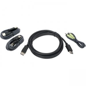 Iogear G2L903UTAA3 10 Ft. DisplayPort, USB KVM Cable Kit with Audio (TAA)