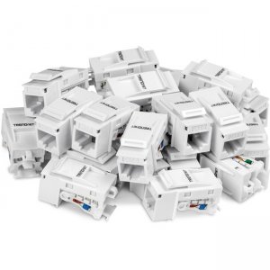 TRENDnet TC-K25C6 25 Pack Cat6 RJ-45 Keystone Jack