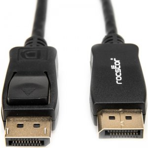 Rocstor Y10C237-B1 12ft DisplayPort 1.2 Cable M/M - DP 4k