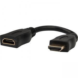 Rocstor Y10A214-B1 6in High Speed HDMI Port Saver Cable M/F - Ultra HD 4k x 2k HDMI Cable