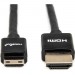 Rocstor Y10C250-B1 6ft Slim High-Speed HDMI Cable with Ethernet - HDMI to HDMI Mini M/M
