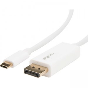 Rocstor Y10C240-W1 6ft / 2m USB Type C to DisplayPort Cable - USB C to DP Cable - 4K 60Hz