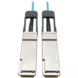 Tripp Lite N28F-01M-AQ QSFP+ to QSFP+ Active Optical Cable - 40Gb, AOC, M/M, Aqua, 1 m (3 ft