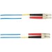 Black Box FOCMPM4005MLCLCBL Colored Fiber OM4 50/125 Multimode Fiber Optic Patch Cable - OFNP Plenum