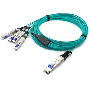AddOn QSFP-4X10G-AOC25M-AO Fiber Optic Network Cable