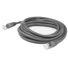 AddOn ADD-2FCAT6-GY 2ft RJ-45 (Male) to RJ-45 (Male) Straight Gray Cat6 UTP PVC Copper Patch Cable