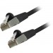 Comprehensive CAT6STP-1BLK Cat6 Snagless Shielded Ethernet Cables, Black, 1ft