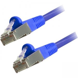 Comprehensive CAT6STP-3BLU Cat6 Snagless Shielded Ethernet Cables, Blue, 3ft