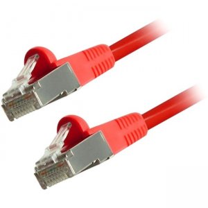 Comprehensive CAT6STP-5RED Cat6 Snagless Shielded Ethernet Cables, Red, 5ft