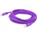 AddOn ADD-7FCAT6-PE 7ft RJ-45 (Male) To RJ-45 (Male) Straight Purple Cat6 UTP PVC Copper Patch Cable