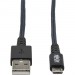 Tripp Lite U050-003-GY-MAX Micro-USB/USB Data Transfer Cable