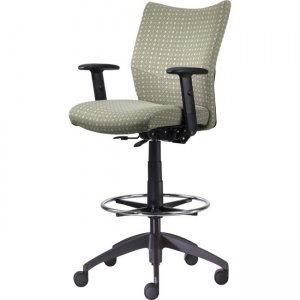 9 to 5 Seating 2366P1A8B1ON Drafting Stool With Posture Back Control,Adjustable Height Arm