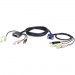 Aten 2L7DX2U 1.8M USB VGA to DVI-A KVM Cable with Audio