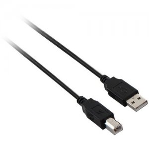 V7 V7N2USB2AB-05M Black USB Cable USB 2.0 A Male to USB 2.0 B Male 5m 16.4ft