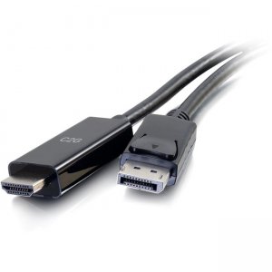 C2G 50194 6ft DisplayPort To HDMI Adapter Cable - 4K Cable Black