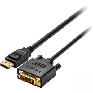 Kensington K33023WW DisplayPort 1.1 (M) to DVI-D (M) Passive Unidirectional Cable, 6ft