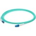 AddOn ADD-LC-LC-1MS5OM4 1m LC (Male) to LC (Male) Aqua OM4 Simplex Fiber OFNR (Riser-Rated) Patch Cable