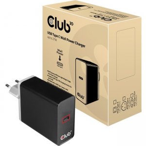 Club 3D CAC-1901 USB Type C Power Charger Up to 27W