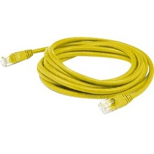 AddOn ADD-35FCAT6SP-YW 35ft Non-Terminated Shielded Yellow Cat6 STP Plenum-Rated Copper Patch Cable
