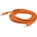AddOn ADD-6-5FCAT6SP-OE 6.5ft Non-Terminated Shielded Orange Cat6 STP Plenum-Rated Copper Patch Cable