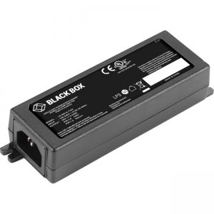 Black Box LPJ001A-T-R2 PoE Gigabit Ethernet Injector - 802.3at