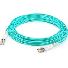 AddOn ADD-LC-LC-20F5OM4 20ft LC (Male) to LC (Male) Aqua OM4 Duplex Fiber OFNR (Riser-Rated) Patch Cable