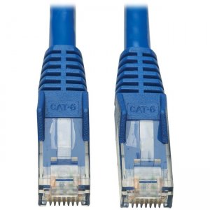 Tripp Lite N201P-006-BL Cat6 UTP Patch Cable (RJ45) - M/M, PoE, Gigabit, Snagless, CMR-LP, Blue, 6 ft