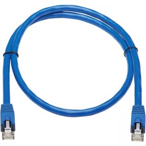 Tripp Lite N261P-003-BL Cat6a 10G-Certified Snagless F/UTP Network Patch Cable (RJ45 M/M), Blue, 3 ft