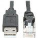 Tripp Lite U009-006-RJ45-X USB to RJ45 Rollover Console Cable (M/M), Black, 6 ft