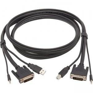 Tripp Lite P784-006 DVI KVM Cable Kit, 3 in 1 (M/M), 6 ft