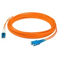 AddOn ADD-SC-LC-2M6MMF-WE Fiber Optic Duplex Patch Network Cable