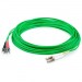 AddOn ADD-ST-LC-3M6MMFP-GN 3m LC (Male) to ST (Male) Green OM1 Duplex Plenum-Rated Fiber Patch Cable