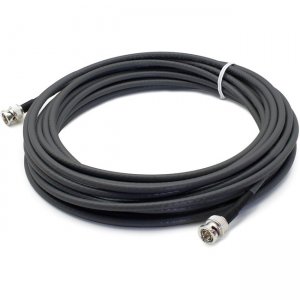 AddOn ADD-734D3-BNC-30MPVC 100ft BNC (Male) to BNC (Male) Black Coaxial Simplex PVC Copper Patch Cable