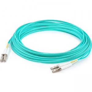 AddOn ADD-LC-LC-95M5OM4 95m LC (Male) to LC (Male) Aqua OM4 Duplex Fiber OFNR (Riser-Rated) Patch Cable