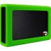 Fantom Drives DMR000ERG DUO - Portable 2 Bay SSD RAID Enclosure Silicone Bumper Add-On - Green