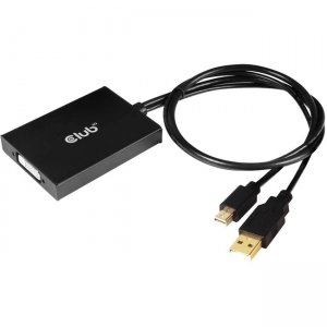 Club 3D CAC-1130 MiniDisplayPort 1.2a to Dual Link DVI-D Active Adapter