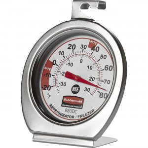 Rubbermaid Commercial PELR80DCCT Analog Thermometer RCPPELR80DCCT