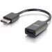 C2G 54431 8in DisplayPort to HDMI Adapter - 4K - Passive - Black