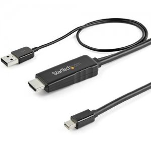 StarTech.com HD2MDPMM1M 3.3 ft. (1 m) HDMI to Mini DisplayPort Cable - 4K 30Hz