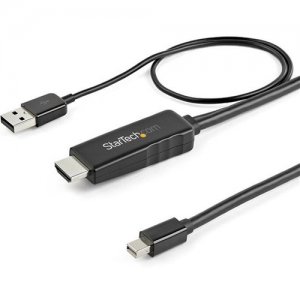 StarTech.com HD2MDPMM2M 6.6 ft. (2 m) HDMI to Mini DisplayPort Cable - 4K 30Hz