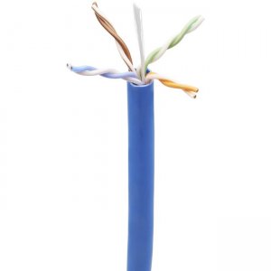 Tripp Lite N224-01K-BL-LP5 Cat6 Ethernet Cable - CMP-LP 0.5A Plenum, Blue, 1000 ft