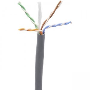 Tripp Lite N224-01K-GY-LP5 Cat6 Ethernet Cable - CMP-LP 0.5A Plenum, Gray, 1000 ft