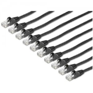 StarTech.com N6PATCH15BK10PK 15 ft. CAT6 Ethernet Cable - 10-Pack