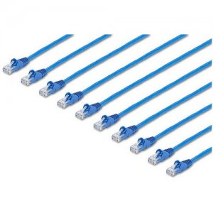 StarTech.com N6PATCH3BL10PK 3 ft. CAT6 Ethernet Cable - 10-Pack