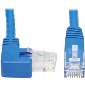 Tripp Lite N204-015-BL-RA Right-Angle Cat6 Ethernet Cable - 15 ft., M/M, Blue