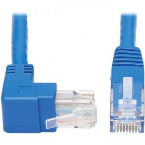 Tripp Lite N204-020-BL-UP Up-Angle Cat6 Ethernet Cable - 20 ft., M/M, Blue