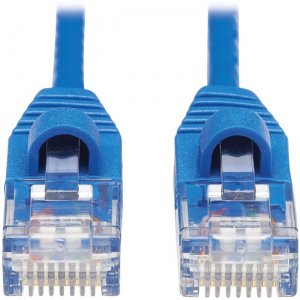 Tripp Lite N261-S15-BL Cat6a 10G Snagless Molded Slim UTP Network Patch Cable (M/M), Blue, 15 ft