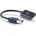 C2G 54428 6in USB C USB A SuperSpeed USB 5Gbps Adapter Converter - Female to Male